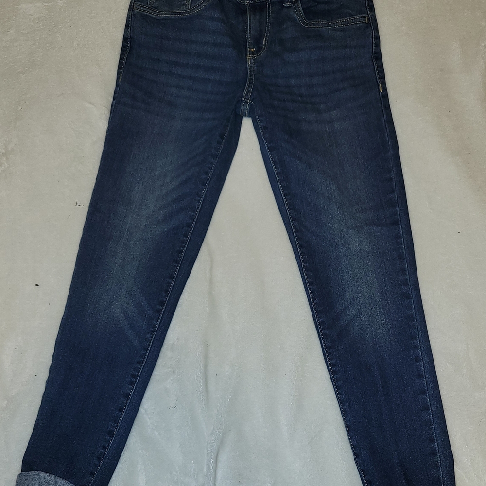Girl's Super Skinny Jeans Size 12R Like New Elastic Adjustable Waist - Picture 3 of 7
